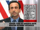 Gordon: Bëni zgjedhje të lira - Vizion Plus - News - Lajme