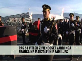 Mbërrijnë në atdhe eshtrat e mbretit Zog - Vizion Plus - News - Lajme