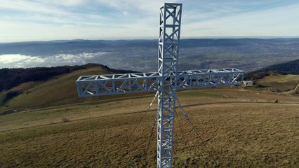Croix du grand Colombier (Alt. 1525m) | Vidéo aérienne par drone | TL3D