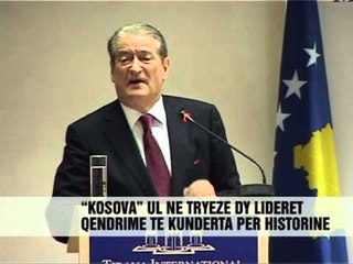 Rama--Berisha shtrëngojnë duart - Vizion Plus - News - Lajme