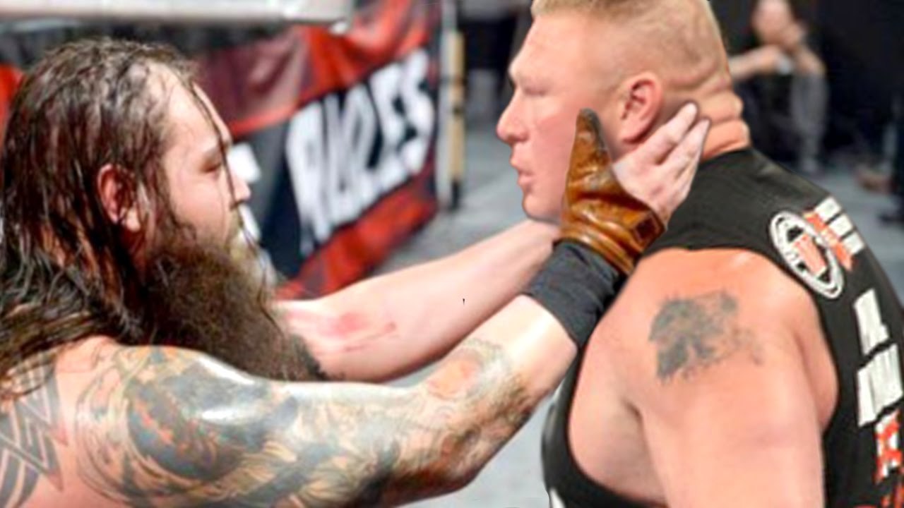 WWE Brock Lesnar Attacks Wyatt Family