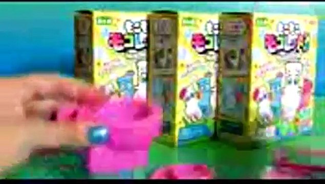 4 NEW TOILET CANDY by MOKO MOKO MOKOLET Heart Japanese Candy in a Toilet Disney Collector もこもこモコレット_x264