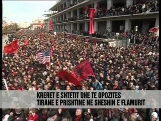 Ngritja e flamurit në Vlorë - Vizion Plus - News - Lajme