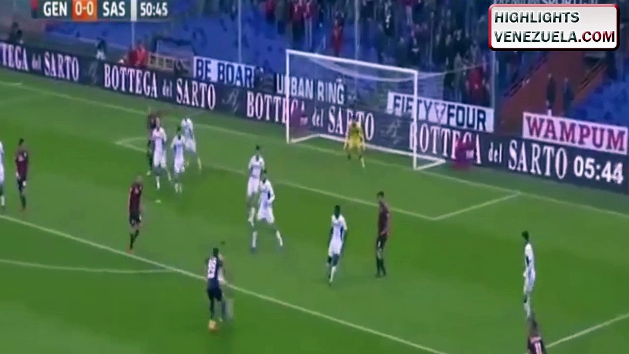 Highlights Genoa vs Sassuolo. VenEx Gol de Tomás Rincón