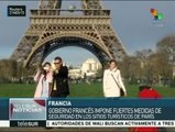 Continúa en París el operativo de seguridad en sitios turísticos