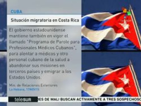 Cancillería cubana se pronuncia por connacionales en Costa Rica