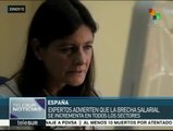 Brecha salarial de género se dispara en España