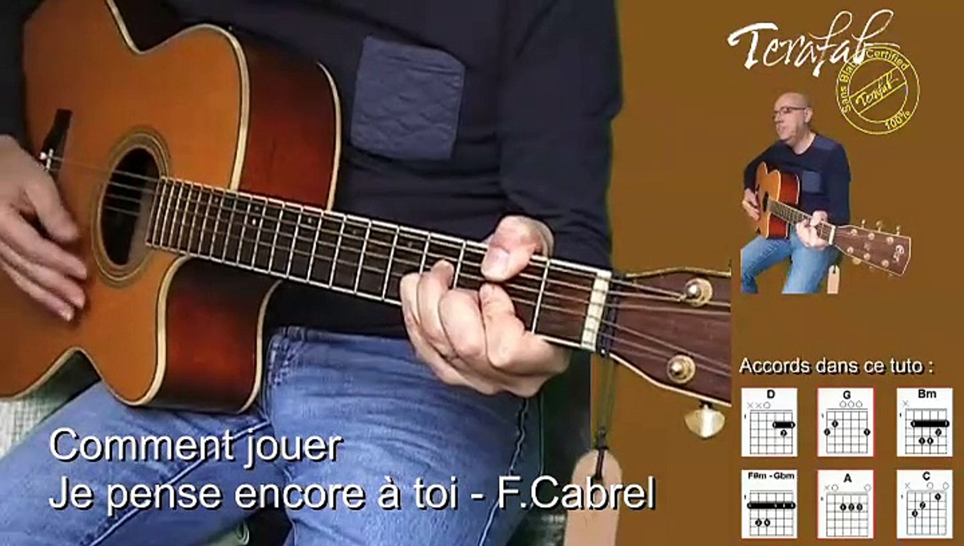 Je pense encore à toi - Francis Cabrel [Tuto guitare] by Terafab - Vidéo  Dailymotion