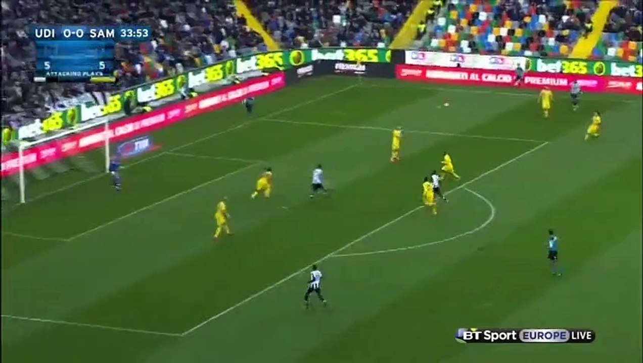 Udinese 1-0 Sampdoria ~ [Serie A] - 22.11.2015 - All Goals & Highlights