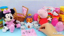 Minions Play doh Cake Kinder Surprise eggs Peppa pig Toys Minnie mouse 2015 toy episodes H