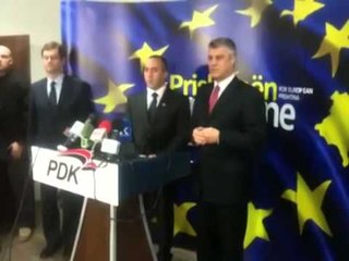 HARADINAJ ME THAÇIN ASNJE FJALE PER KOALICIONIN POR BASHKEPUNIM PER 3 ÇESHTJE LAJM