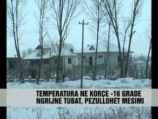 Ngrice dhe dëborë në gjithë vendin - Vizion Plus - News - Lajme