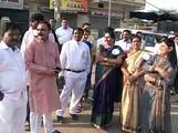 Ahmedabad Gujarat CM Anandiben Patel voted in Shilaj area