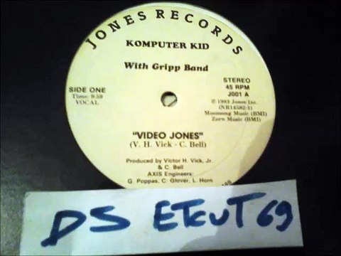 KOMPUTER KID WITH GRIPP BAND -VIDEO JONES(RIP ETCUT)JONES REC 83