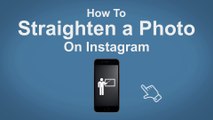 How To Straighten a Photo on Instagram - Instagram Tip 21