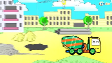 ✔ Мультики про машинки все серии подряд. Экскаватор на строй площадке. Cars Compilation for kids