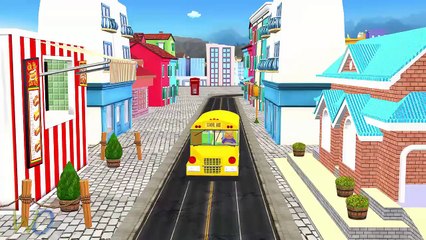 Wheels On The Bus Rhyme For Kids | Top Cartoon Animation English Nursery Rhymes