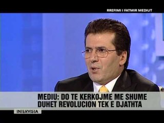Fatmir Mediu në "Intervista" - Vizion Plus - News - Lajme