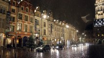 Premiers flocons de neige à Arras