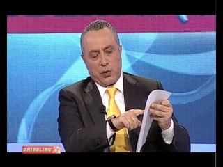 Fidel Ylli perballe gazetareve ne Dribbling - 14 Janar 2013 Pj.1 - Vizion Plus - Sport