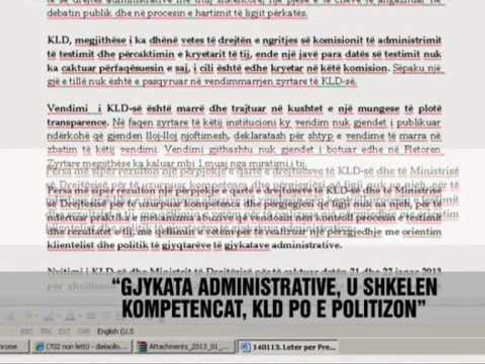 Xhafaj letër presidentit - Vizion Plus - News - Lajme