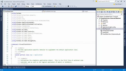 Visual states in UWP using Blend