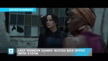 Last 'Hunger Games' blitzes box office with $101M