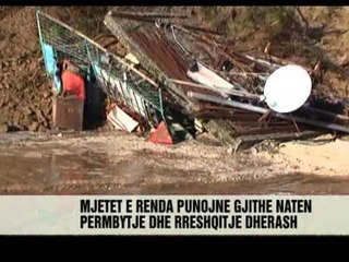 Bllokohen akset kombëtare nga reshjet - Vizion Plus - News - Lajme