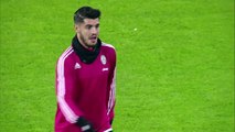 Morata-Zaza show nel riscaldamento di Juve-Milan - Morata-Zaza show in Juve-Mila