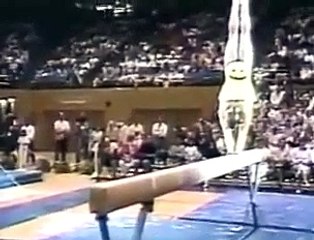 1988 Paul Hunt gymnastics comedy beam routine