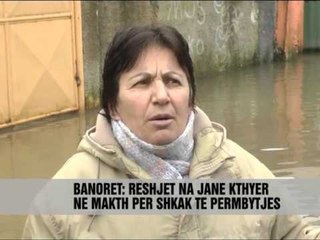 Shkozet, shtëpitë nen ujë - Vizion Plus - News - Lajme