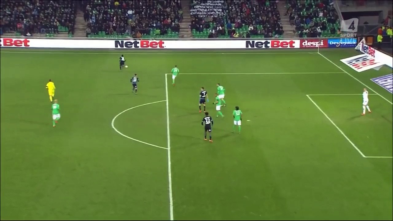 0-2 Georges-Kévin N'Koudou Goal France Ligue 1 - 22.11.2015, AS Saint-Étienne 0-