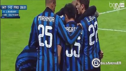 شاهده اهداف مباراة انتر ميلان وفروسينوني في الدوري الايطالي - 22 نوفمبر 2015