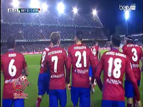 اهداف مباراة ( ريال بيتيس 0-1 أتلتيكو مدريد ) الدوري الأسباني الدرجة الأولى