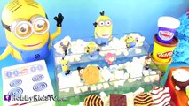 PLAY-DOH Cookie Brownies Snack Surprise Toy Eggs! Little Debbie Minions HobbyKidsTV