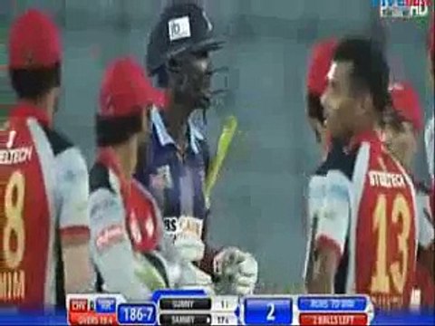 Winning moment - Muhammad Amir 4 wickets - Misbah Ul Haq 61 Runs Of 39 Balls in BPL T20 - Rangpur Riders v Chittagong Vikings 1st Match 2015