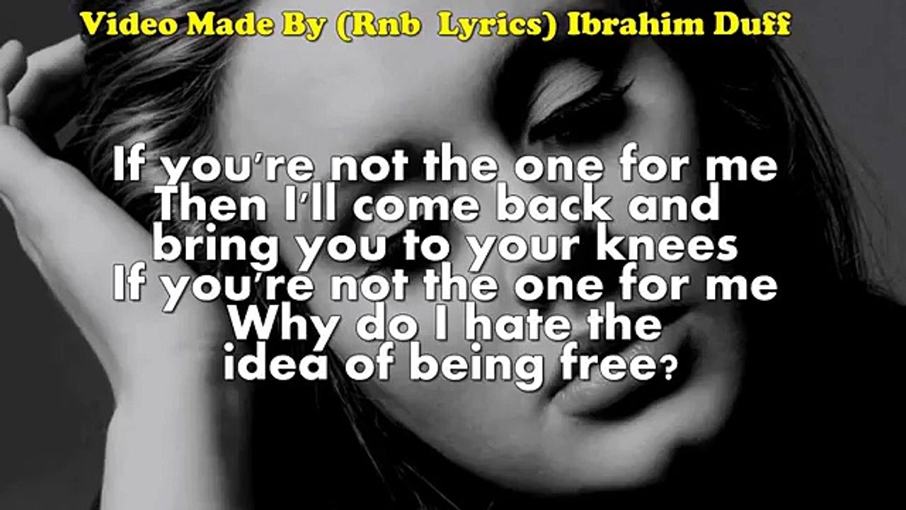 Adele - Water Under The Bridge (Lyrics On Screen)