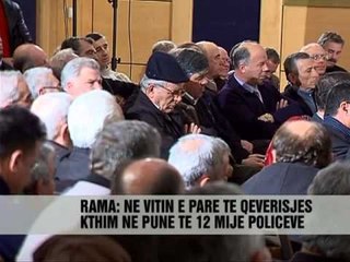 Rama: Rikthejmë në detyrë policët e liruar - Vizion Plus - News - Lajme
