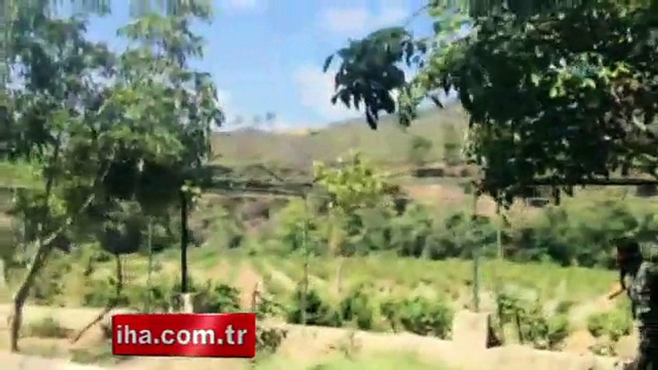 türkmen dağına atılan füze kamerada