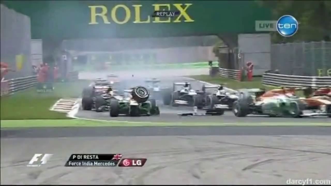 Di Resta Crash in Italy 2013