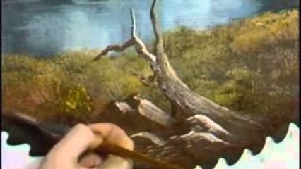 Friends of Bob Ross: Dorothy Dent Mill on a Sawblade