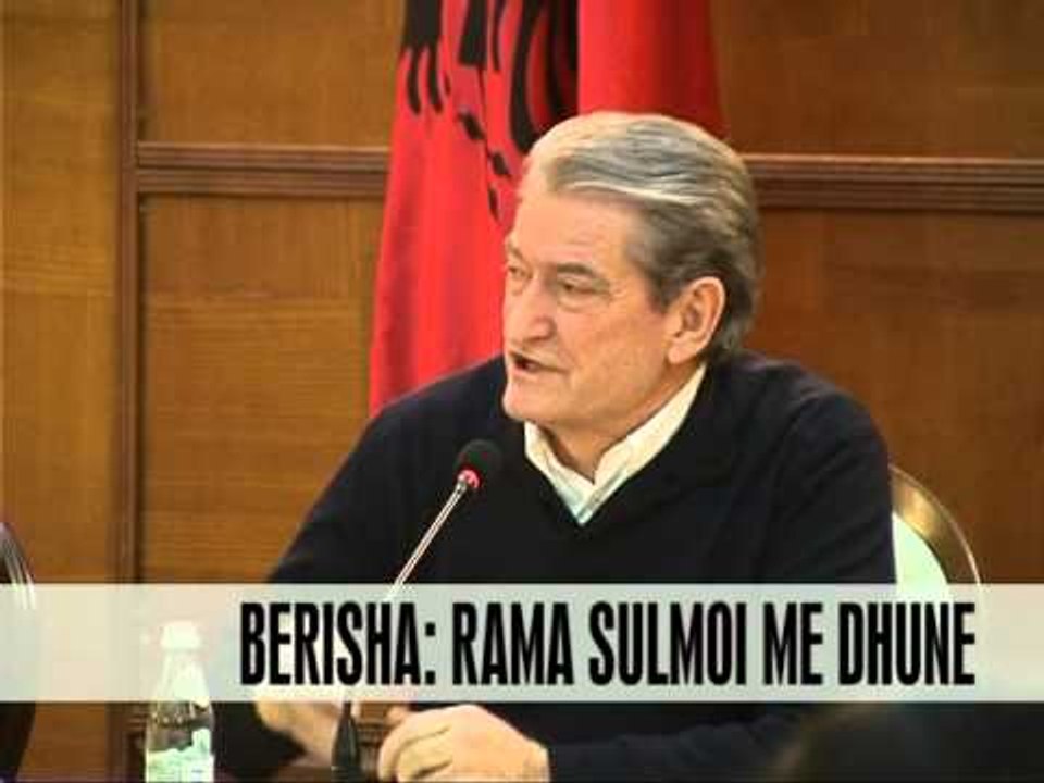 Berisha: Rama sulmoi me dhune - Vizion Plus - News - Lajme