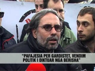 Protesta para gjykatës - Vizion Plus - News - Lajme