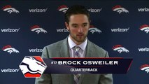 Brock Osweiler Press Conferences: ' Great team win'