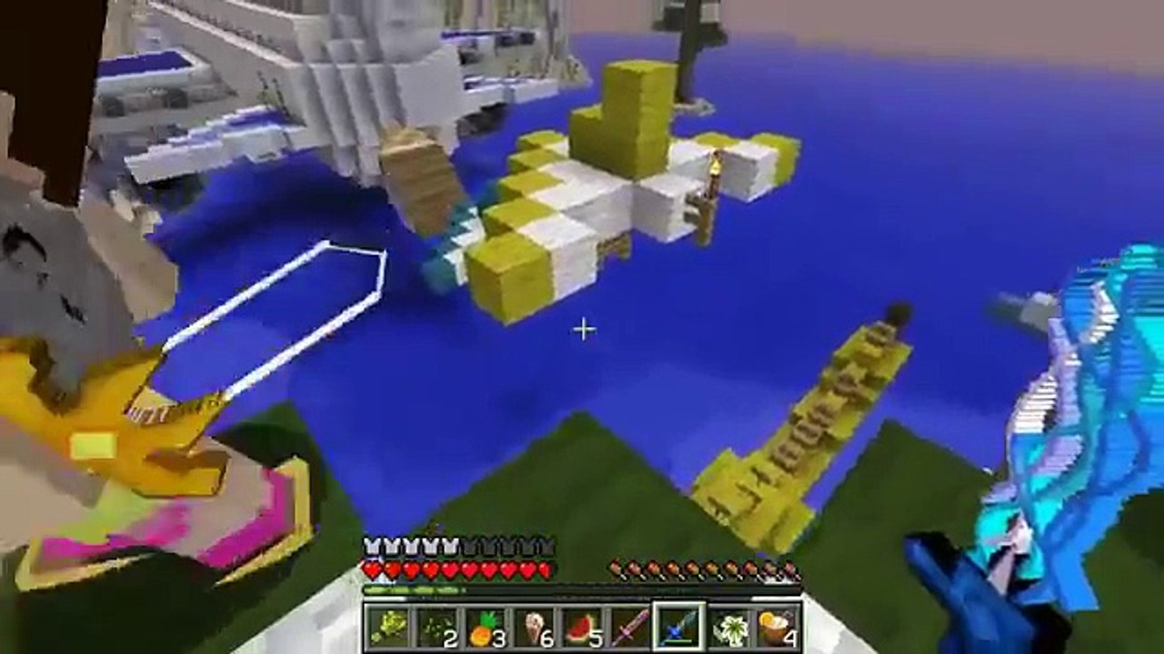 Minecraft Tropical Vacation WATERSLIDE 2000 Custom Map [2]