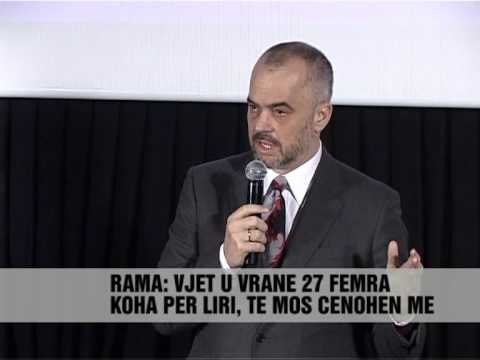 Rama: Stop dhunës ndaj gruas - Vizion Plus - News - Lajme