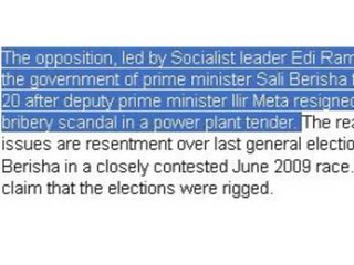 SERISH WIKILEAKS PUBLIKOHET DOKUMENTI I STRATFOR PER KRYEMINSTRIN BERISHA LAJM