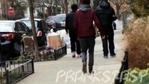 Tripping People in the Hood (PRANKS GONE WRONG) Social Experiment Pranks in the Hood Prank