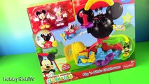 PLAY-DOH Disney Mickey Mouse Clubhouse! Minnie Mouse Play on Slide See Saw Fly in Plane HobbyKidsTV