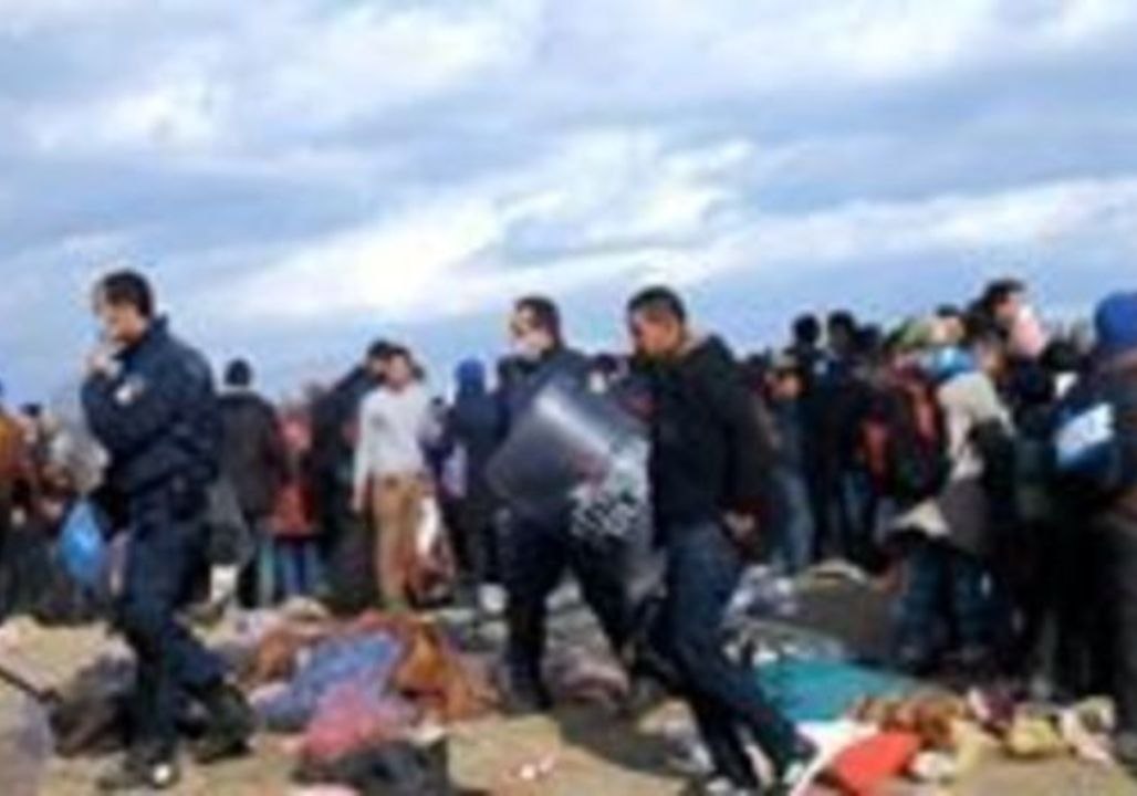 Protests Erupt at Migrant Camp on Greek-Macedonian Border